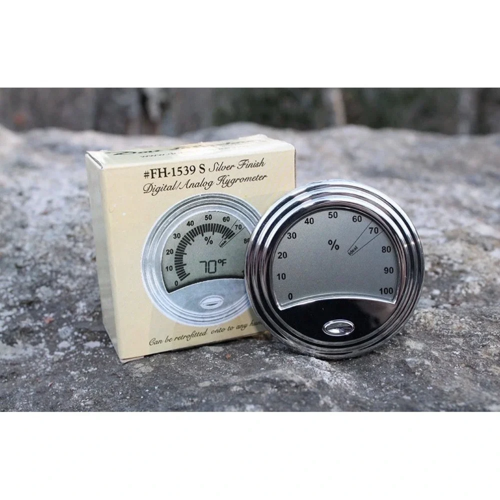 Don Salvatore Cigar Humidor Hygrometer Retail $49.99 Battery Included Retrofit